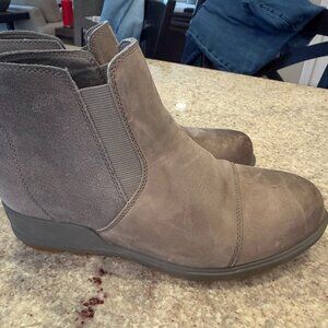 SOREL Joan of Arctic II Waterproof Wedge Boots – Grey – Women’s Size 10